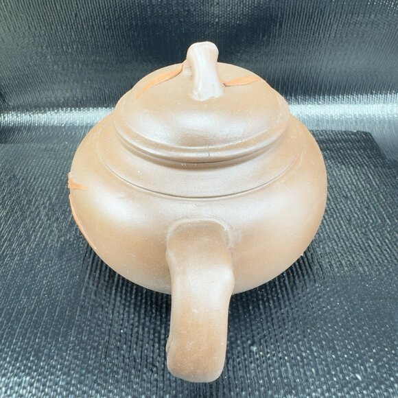Vintage 1960s Yixing Zisha Clay Teapot RedWare Hand Made Marked Jug Tea Pot VTG - Picture 14 of 16